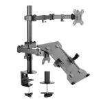 Soporte de escritorio para monitor + Laptop, o 2 monitores Speaka Professional SP-MM-302 - Imagen 2