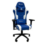 Silla gamer TEROS TE-8126B, azul y blanco - Imagen 3