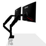 Rack para 2 monitores de 22” a 32” / Brazo soporte TEROS TE-7114 - Imagen 2