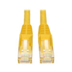 Tripp Lite series Cable Ethernet (UTP) Cat6 Gigabit (RJ45 M/M), PoE, Amarillo, 61 cm