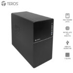 Case TEROS TE-1038S, Factor de forma ATX, 250 W, USB 3.0 / 2.0, audio, negro.