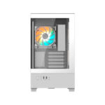 Case GIGABYTE GB-C201P PANORAMIC, Mid Tower, Compatible con mini-ITX/m-ATX, Color blanco - Imagen 2