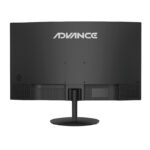 Monitor Curvo Advance ADV-2452S, 23.6” FHD VA, 100Hz, 1ms, HDMI, DP, Parlante, Negro - Imagen 3