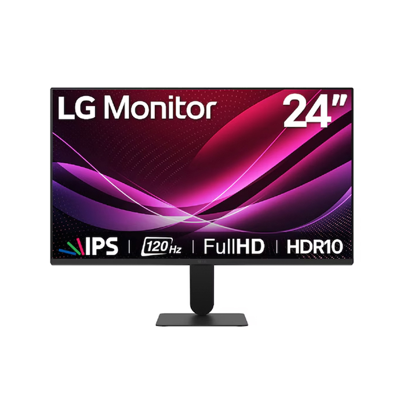 Monitor Plano LG 24U411A-B, 23.8” FHD IPS, 120HZ ,5MS,HDMI, VGA,Headphone Out