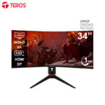 Monitor Curvo Gaming TEROS TE-3411G, 34” WQHD VA, 180 HZ,1ms, HDMI, DP, Audio Out