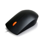 Mouse Lenovo 300, ergonomico, tamaño completo, optico, interfaz USB, color negro.