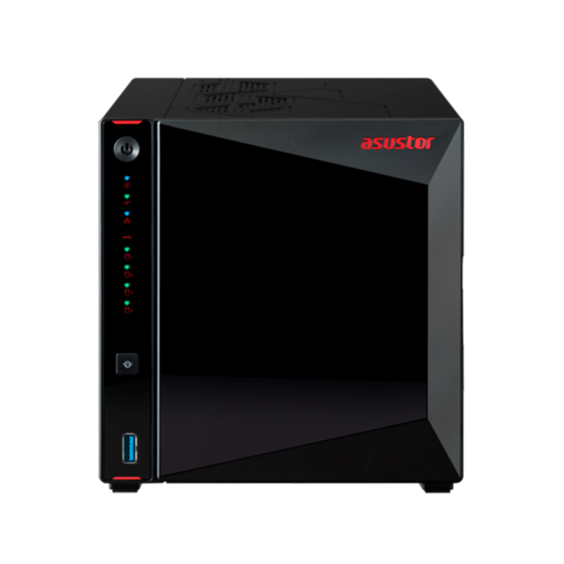 Servidor NAS ASUSTOR NIMBUSTOR 4 Gen2 (AS5404T), Celeron N5105/QC/10nm, 4GB RAM DDR4-2933