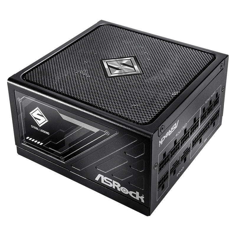 Fuente de alimentación Asrock, SL-1200G, 1200W, ATX, 80 Plus Gold.