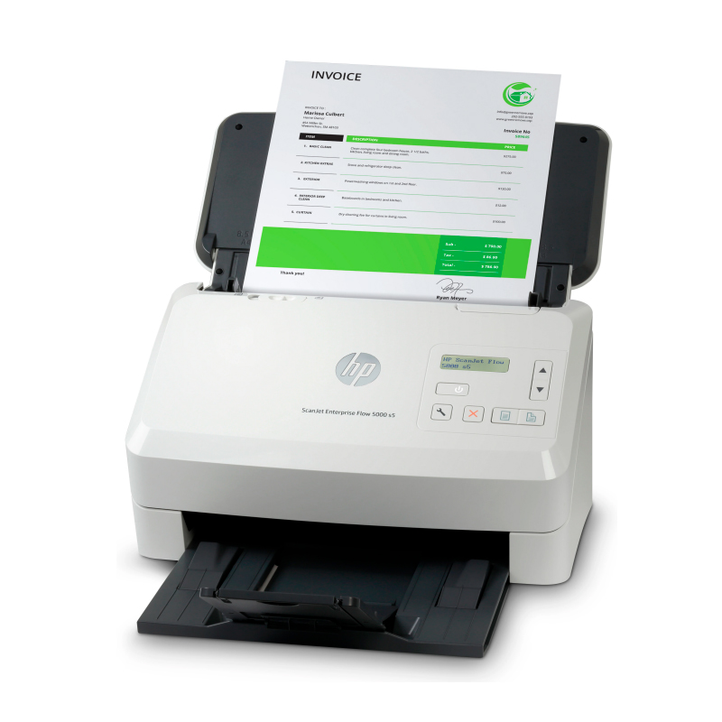 Escaner HP ScanJet Enterprise Flow 5000 s5, Resolucion (600×600 ppp), USB 3.0