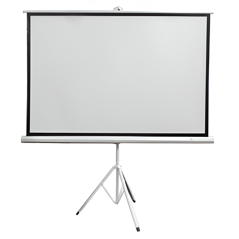 Ecran con Tripode TEROS TE-9063W, 1.56 x 1.17 metros, 4:3 (80”), blanco mate.