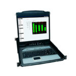 Consola KVM Tripp-Lite para instalación en rack de 1U de 16 puertos Netdirector/LCD de 19”