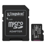 Tarjeta de Memoria Kingston 256GB MicroSD Canvas Select Plus -150MB/seg – UHS-I Clase 10