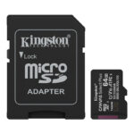 Tarjeta de Memoria Kingston 64GB MicroSD Canvas Select Plus -100MB/seg – UHS-I Clase 10
