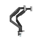 Brazo soporte dual para monitores MSI MAG MT201D de estructura robusta y facil montaje.