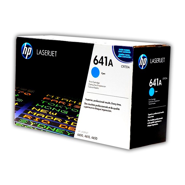 Cartucho de Toner HP C9721A Cyan 641A Original