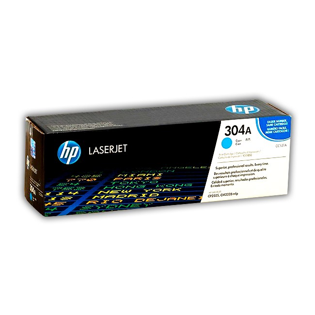 Cartucho de Toner HP CC531A Cyan 304A Original
