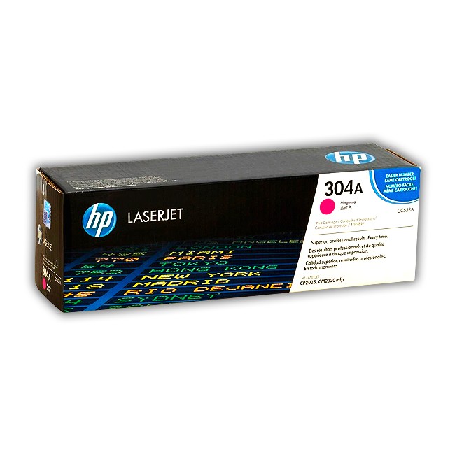 Cartucho de Toner HP CC533A Magenta 304A Original