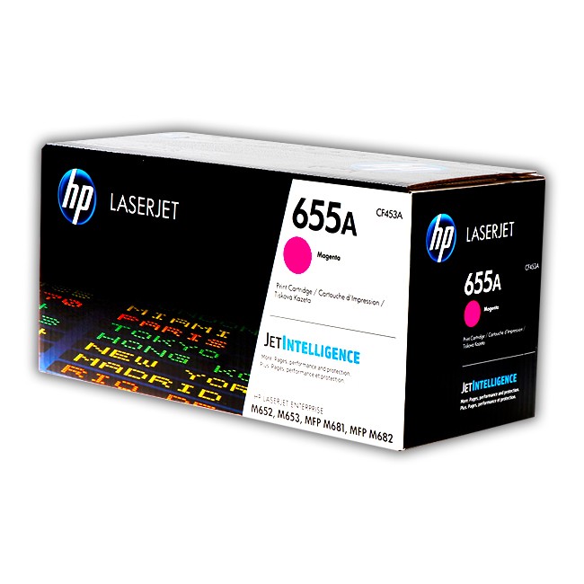 Cartucho de Toner HP CF453A Magenta 655A