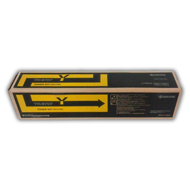 Cartucho de Toner Kyocera TK-8707Y Original Yellow