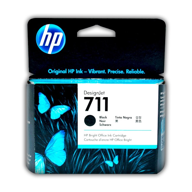 ▷Cartucho HP CZ133A DesignJet 【 Tinta 711 Black 】 80ml