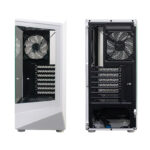 Case gamer TEROS TE-1322G, Mid Tower, USB 3.0 / USB 2.0, audio, ventilador RGB, blanco - Imagen 2