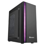 Case TEROS TE-1075N, Mid Tower, ATX, 250 W, USB 3.0 / 2.0, audio, negro.