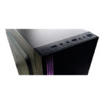 Case TEROS TE-1075N, Mid Tower, ATX, 250 W, USB 3.0 / 2.0, audio, negro. - Imagen 2