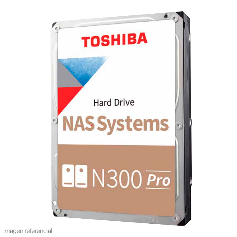Disco duro Toshiba N300 PRO, 16TB NAS, SATA 6.0Gb/s, 7200rpm, 512MB Cache, 3.5”.
