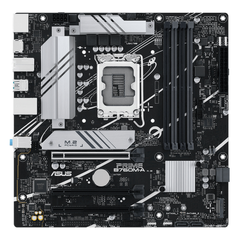 Motherboard ASUS PRIME B760M-A-CSM, Chipset Intel B760, LGA1700, Micro ATX