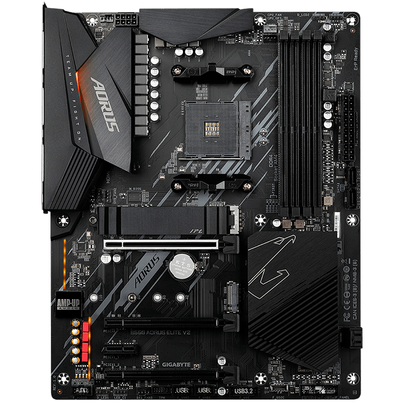 Motherboard Gigabyte B550 AORUS ELITE V2, Chipset AMD B550, Socket AMD AM4, ATX