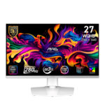 Monitor Plano MSI MAG 272QPW QD-OLED X28, 26.5” WQHD/OLED/HDMI x2/DP/Tipo-C/Headphone-out