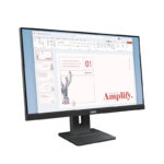 Monitor Plano Lenovo ThinkVision E24-40, 23.8” WLED FHD IPS/HDMI/DP/VGA/Parlantes (2Wx2) - Imagen 2