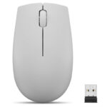 Mouse Inalambrico Compacto Lenovo 300, Color Gris Artico. - Imagen 2