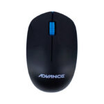 Mouse inalámbrico ADV-1238S, USB, 3 botones, azul - Imagen 2