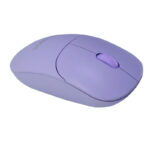 Mouse óptico inalámbrico TEROS TE-1219S, 1000 DPI, receptor USB, 3 botones, color morado - Imagen 3