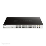 Switch D-Link DGS-1210-28P, Capa 2, PoE, 24 RJ-45 LAN GbE, 4 puertos SFP, Auto MDI/MDIX. - Imagen 3