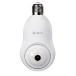 Cámara foco inteligente TEROS TE-90604W, socket E27, 3 MP, luz LED 5W, Wi-Fi