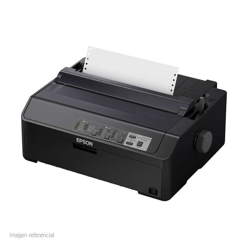 Impresora matricial Epson LQ-590II, matriz de 24 pines, Paralelo / USB 2.0, 100V – 240VAC.