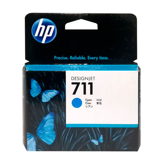 Tinta HP 711 original CZ130A Cyan Dgj