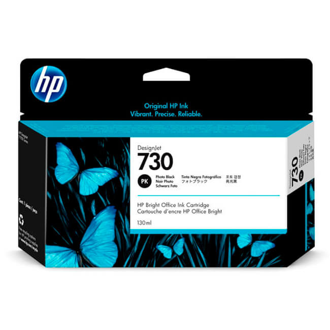 Tinta HP 730 original P2V67A Photo Black