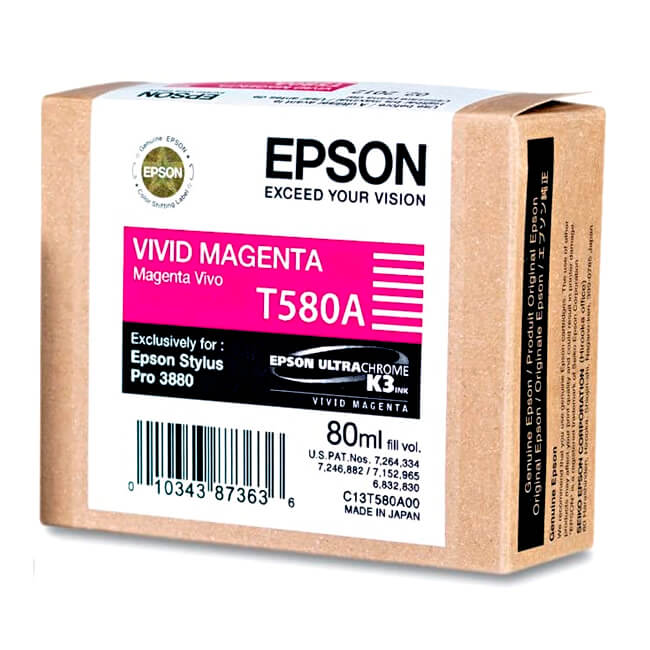 Tinta Epson T580A00 original T580A Vivid Magenta Sp