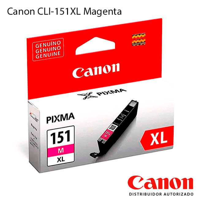 Cartucho de Tinta Canon CLI-151XL alta capacidad Magenta