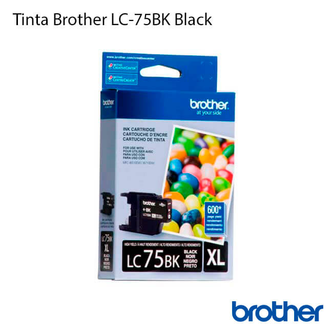 ▷ Tinta Brother LC75BK Black 【 original 】