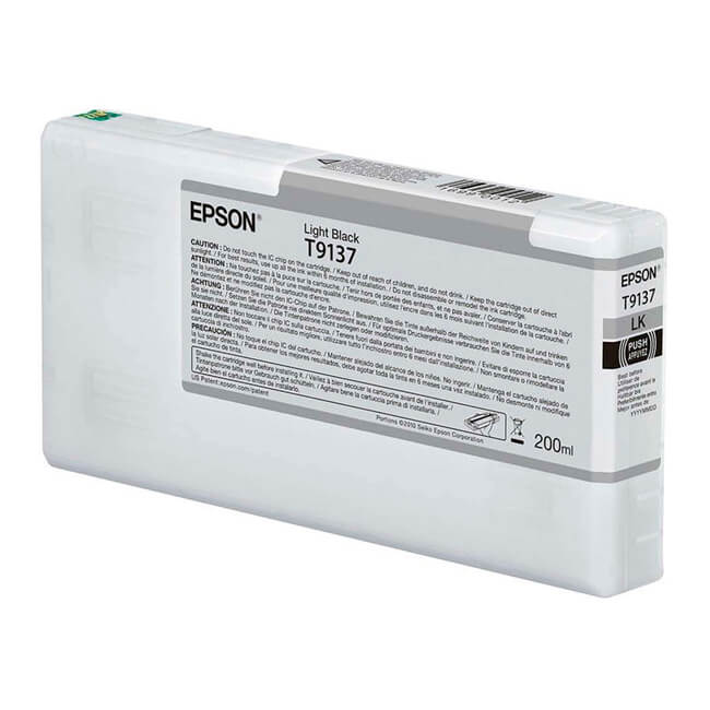 Tinta Epson T9137 original T913700 Negro Claro