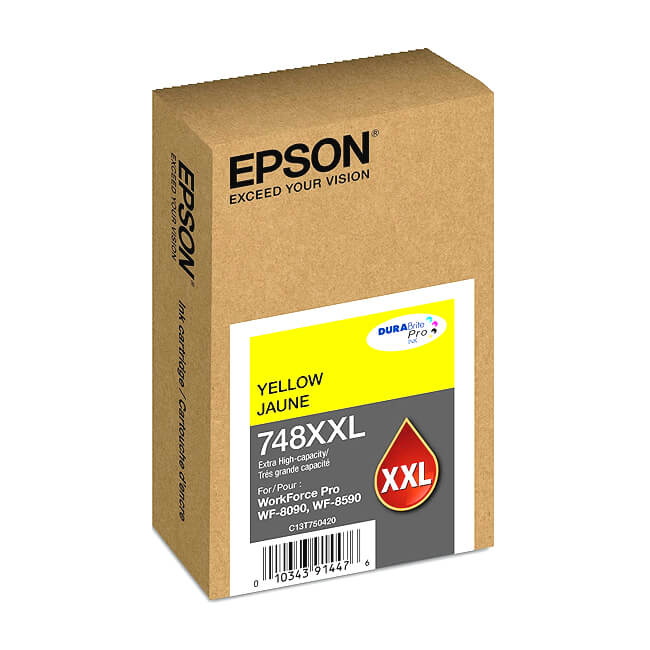 Tinta Epson T748XXL420 Amarillo T748XXL4 original