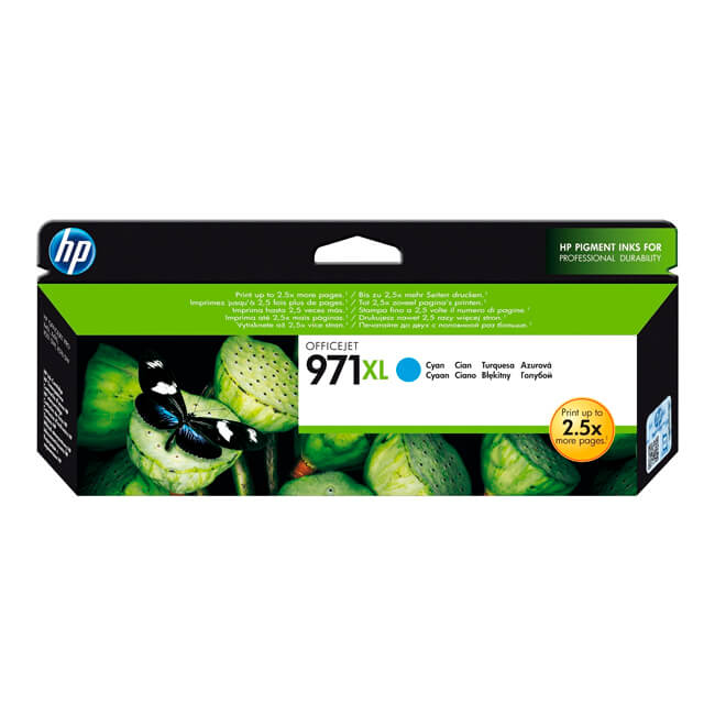 Tinta HP 971XL original CN626AM Cyan
