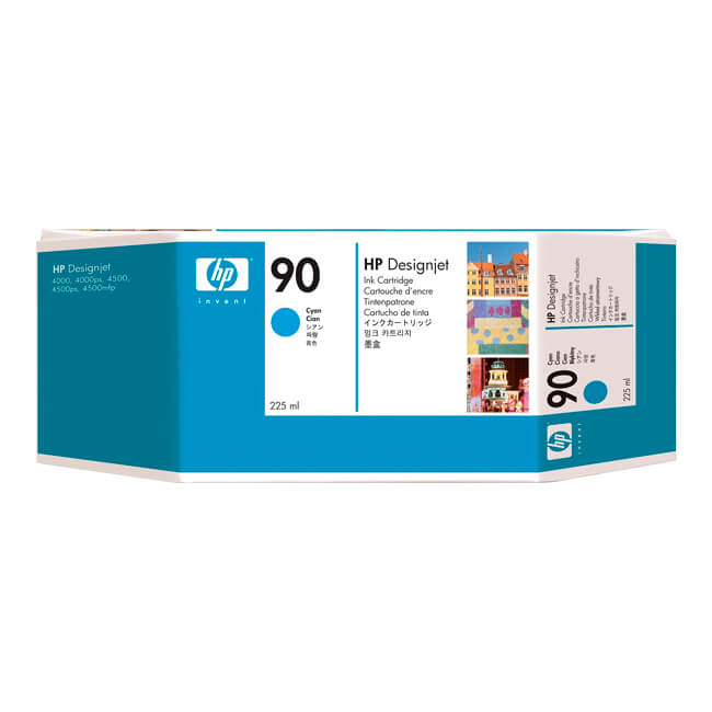Tinta HP 90 original C5060A Cyan