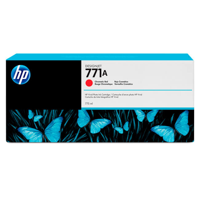 Tinta HP 771A original B6Y16A Chromtc Red