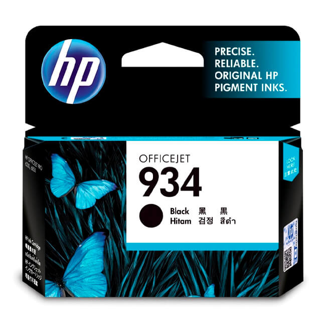 Tinta HP 934 original C2P19AL Negro