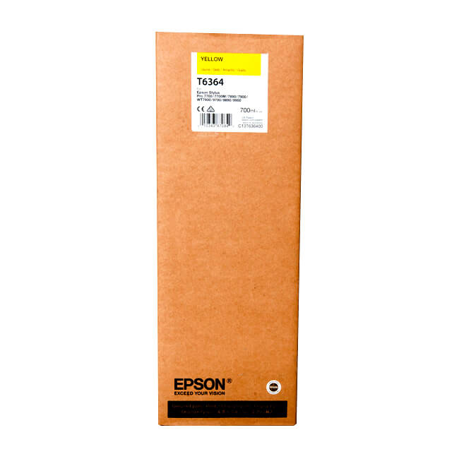 Tinta Epson T636400 original T6364 Yellow